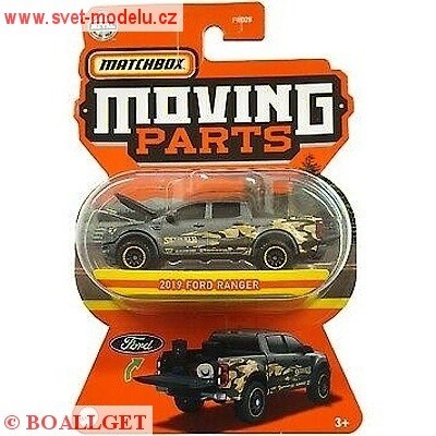 AUTÍČKO MATCHBOX MOVING PARTS FORD RANGER 2019