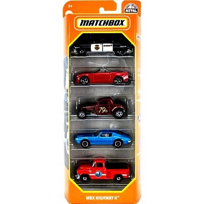 MATCHBOX AUTÍČKA 5-PACK MBX HIGHWAY II