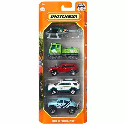 MATCHBOX AUTÍČKA 5-PACK MBX MOUNTAIN II