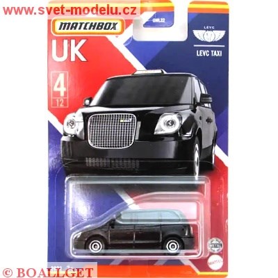 AUTÍČKO MATCHBOX BEST OF UK LEVC TAXI