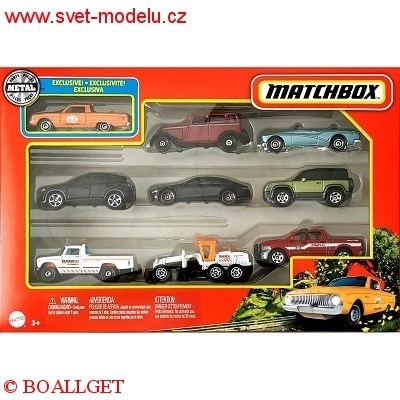 AUTÍČKO MATCHBOX 9-PACK