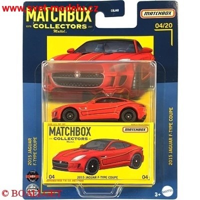 AUTÍČKO MATCHBOX COLLECTORS JAGUAR F-TYPE COUPE 2015