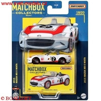 AUTÍČKO MATCHBOX COLLECTORS MAZDA MX-5 MIATA 2015