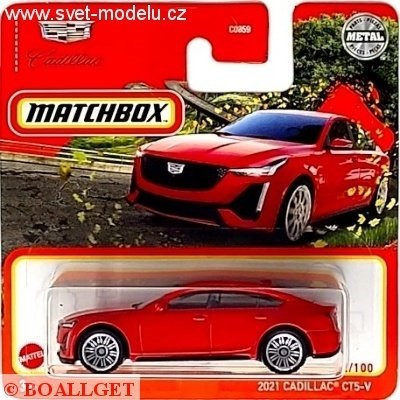 AUTKO MATCHBOX CADILLAC CTS-V 2021 RED