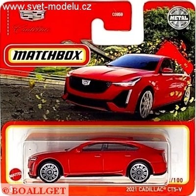 AUTKO MATCHBOX CADILLAC CTS-V 2021 RED