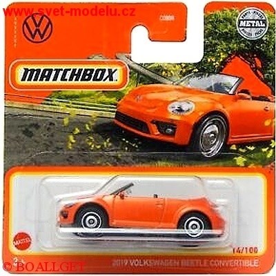 AUTÍČKO MATCHBOX VOLKSWAGEN BEETLE CONVERTIBLE 2019