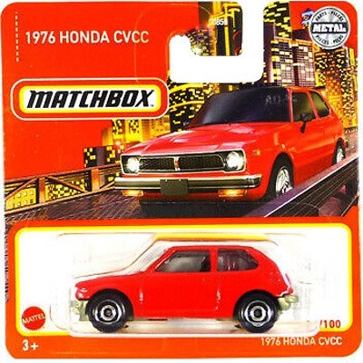 AUTÍČKO MATCHBOX HONDA CVCC 1976 RED