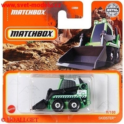 AUTÍČKO MATCHBOX SKIDSTER KOLOVÝ NAKLADAČ