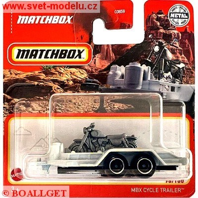 AUTÍČKO MATCHBOX MBX CYCLE TRAILER