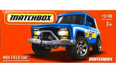 AUTÍČKO MATCHBOX DRIVE YOUR ADVENTURE MBX FIELD CAR BLU