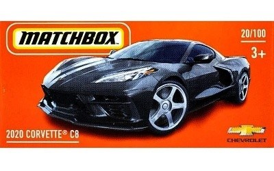 AUTÍČKO MATCHBOX DRIVE YOUR ADVENTURE CHEVROLET CORVETTE C8 2020