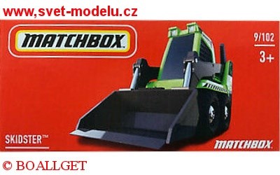 AUTÍČKO MATCHBOX DRIVE YOUR ADVENTURE SKIDSTER KOLOVÝ NAKLADAČ