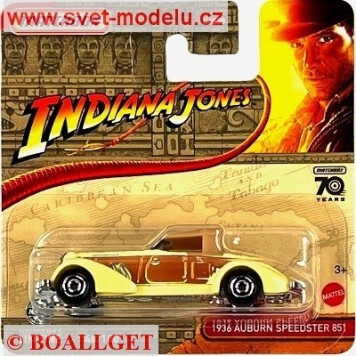 AUTÍČKO MATCHBOX HLC64 AUBURN SPEEDSTER 851 1936 INDIANA JONES