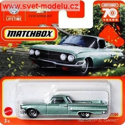 AUTÍČKO MATCHBOX HLC72 CHEVROLET EL CAMINO 1960 GREEN