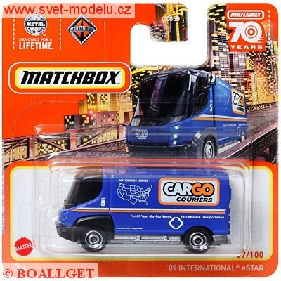 AUTÍČKO MATCHBOX INTERNATIONAL eSTAR 2009 BLUE