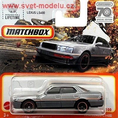 AUTÍČKO MATCHBOX HLC98 LEXUS LS400 1984 SILVER