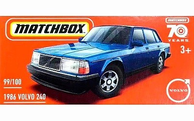 AUTÍČKO MATCHBOX HLD47 DRIVE YOUR ADVENTURE VOLVO 240 1986