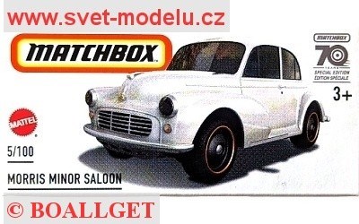 AUTÍČKO MATCHBOX DRIVE YOUR ADVENTURE HLD54 MORRIS MINOR SALOON