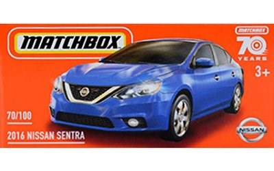 AUTÍČKO MATCHBOX HLD56 DRIVE YOUR ADVENTURE NISSAN SENTRA 2016