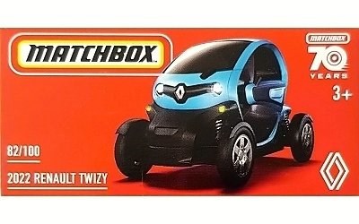 AUTÍČKO MATCHBOX HLD64 DRIVE YOUR ADVENTURE RENAULT TWIZY 2022