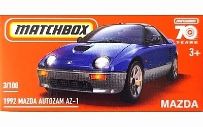 AUTKO MATCHBOX HLD68 DRIVE YOUR ADVENTURE MAZDA AUTOZAM AZ-1 1992
