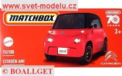 AUTÍČKO MATCHBOX DRIVE YOUR ADVENTURE HLD70 CITROEN AMI