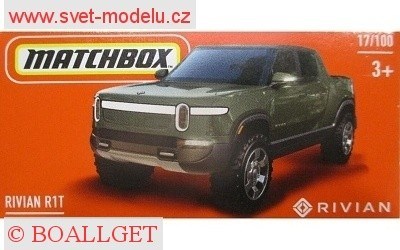 AUTÍČKO MATCHBOX DRIVE YOUR ADVENTURE HLD73 RIVIAN R1T