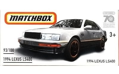 AUTÍČKO MATCHBOX HLF01 DRIVE YOUR ADVENTURE LEXUS LS400 1994