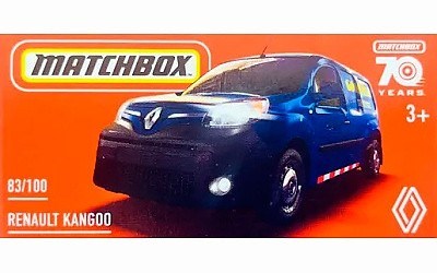 AUTÍČKO MATCHBOX HLF02 DRIVE YOUR ADVENTURE RENAULT KANGOO