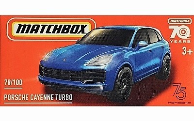 AUTÍČKO MATCHBOX HLF04 DRIVE YOUR ADVENTURE PORSCHE CAYENNE TURBO