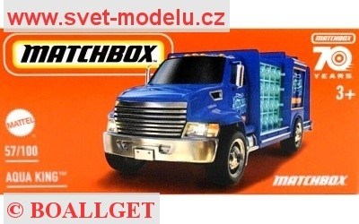 AUTÍČKO MATCHBOX DRIVE YOUR ADVENTURE HLF05 AQUA KING