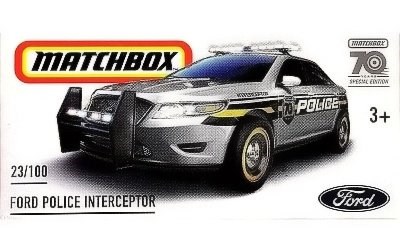 AUTÍČKO MATCHBOX HLF07 DRIVE YOUR ADVENTURE FORD POLICE INTERCEPTOR 