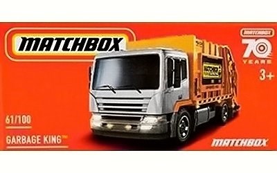 AUTÍČKO MATCHBOX HLF12 DRIVE YOUR ADVENTURE GARBAGE KING