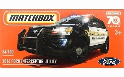 AUTÍČKO MATCHBOX HLF18 DRIVE YOUR ADVENTURE FORD INTERCEPTOR UTILITY 2016