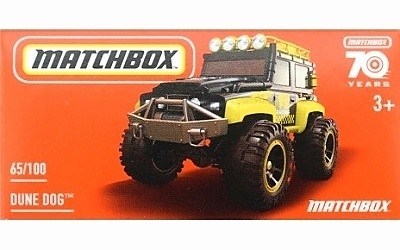 AUTÍČKO MATCHBOX HLF37 DRIVE YOUR ADVENTURE DUNE DOG