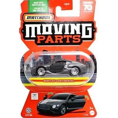 AUTÍČKO MATCHBOX HLF86 MOVING PARTS BENTLEY CONTINENTAL