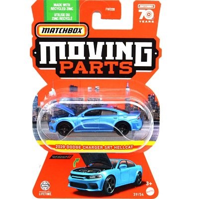 AUTÍČKO MATCHBOX HLG24 MOVING PARTS DODGE CHARGER SRT HELLCAT 2020