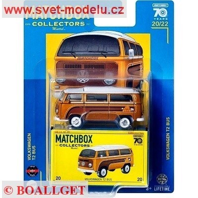AUTÍČKO MATCHBOX COLLECTORS HLJ73 VOLKSWAGEN T2 BUS