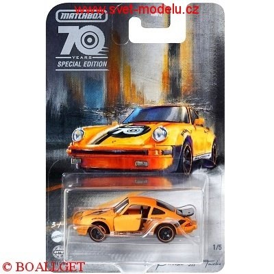 AUTKO MATCHBOX 70 YEARS SPECIAL EDITION PORSCHE 911 TURBO 1980 ORANGE