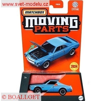 AUTÍČKO MATCHBOX HVM76 AMC JAVELIN 1978 MOVING PARTS