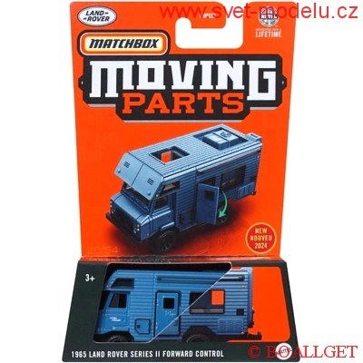 AUTÍČKO MATCHBOX MOVING PARTS HVM81 LAND ROVER SERIE II FORWARD CONTROL 1965