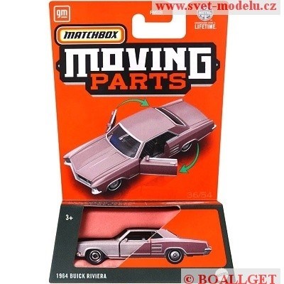 Autko MATCHBOX HVN00 Moving Parts Buick Riviera 1964 purple