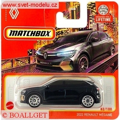 AUTÍČKO MATCHBOX HVN75 RENAULT MEGANE 2023 BLACK