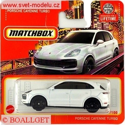 AUTÍČKO MATCHBOX HVN96 PORSCHE CAYENNE TURBO WHITE