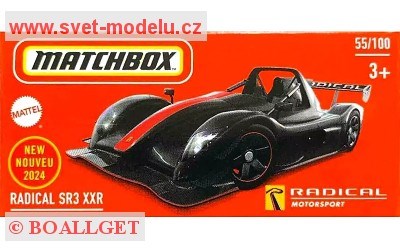 AUTÍČKO MATCHBOX DRIVE YOUR ADVENTURE HVP53 RADICAL SR3 XXR