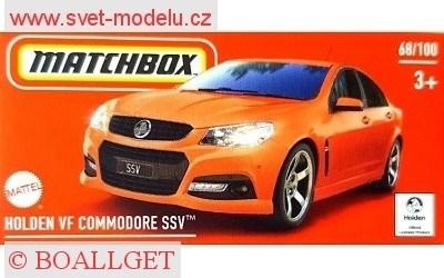 AUTÍČKO MATCHBOX DRIVE YOUR ADVENTURE HVP76 HOLDEN VF COMMODORE SSV