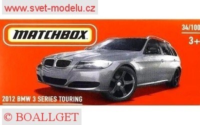 AUTÍČKO MATCHBOX DRIVE YOUR ADVENTURE HVP88 BMW 3 SERIES TOURING 2012
