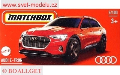 AUTÍČKO MATCHBOX DRIVE YOUR ADVENTURE HVR00 AUDI E-TRON