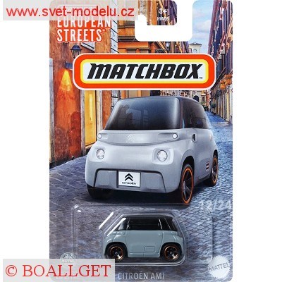 AUTÍČKO MATCHBOX HVV31 CITROEN AMI EUROPEAN STREETS
