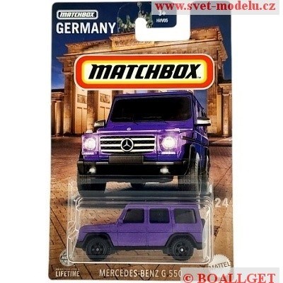 AUTKO MATCHBOX HVV37 Mercedes-Benz G550 purple GERMANY